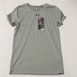 Under Armour Women's Heather Gray Short Sleeve Tee Size XS NWT